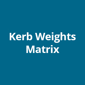 Kerb Weights Matrix Ultraskyroofs   Kerb Weights 